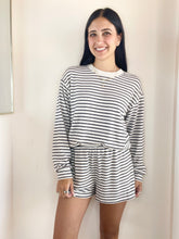 Luxe Stripe LS Top